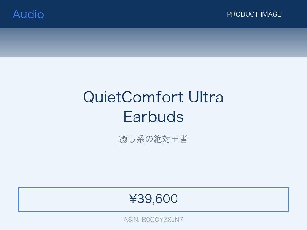 BOSE QuietComfort Ultra Earbuds 完全ワイヤレスイヤホン